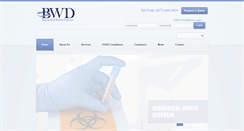 Desktop Screenshot of biomedwastedisposal.com